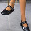 Fashion Luxury Retro Style Thick Heel Women Mary Jane Shoes Fashion Shallow Ladies Comfort Office Footwear Lolita Shoes Women Topsiders