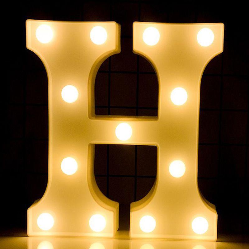 Birthday Happy Light Led Digital Color Lights Emitting Romantic Decorative Scene H