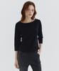 MICANE Miba Boat Neck Quarter Sleeve Tee