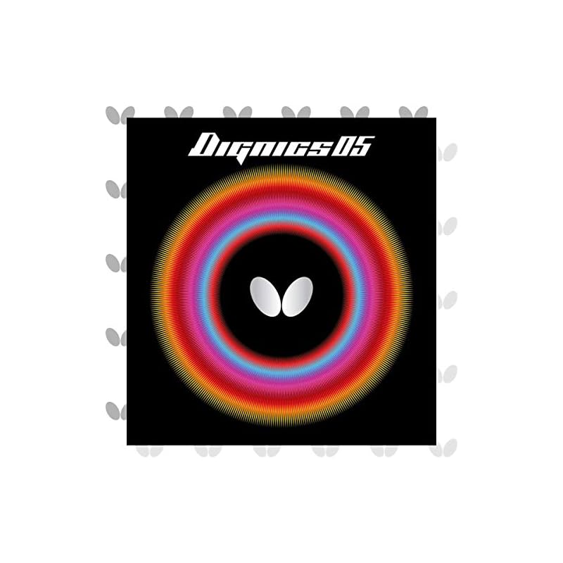 Butterfly Dignics 05 High Tension Inverted Rubber, Red, Extra Thick, 06040