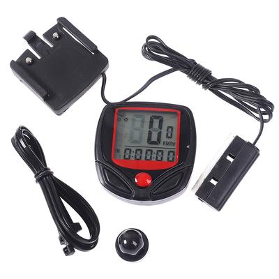 Cronometro da ciclismo con contachilometri contachilometri con display digitale LCD per bicicletta impermeabile
