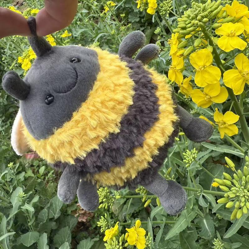 Британская кукла JC Albee Bee Кукла Плюшевая игрушка Медведь-шмель Барселонский медведь Кукла-пчела Успокаивающая кукла 18cm【0.11kg】
