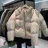 Womens Thick Warm Hooded Cotton Puffer Coat Loose Fit Plus Size Outerwear Fall Winter 2025