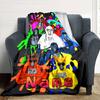 Customiz Name Personality Gorilla Tag Blanket Soft &Warm Sofa Office Bed Travel Lunch Break Blanket, Gift Suitable All Seasons