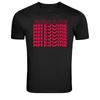 Fantastisches Street Style T-Shirt mit wiederholender Typografie