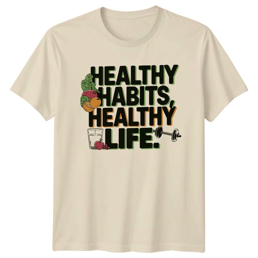 Healthy Habits Healthy Healthy TShirt Healthy Lifestyle
