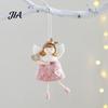 Nordic Style Holiday Decor Christmas Plush Doll Ornament, Xmas Tree Decorative Angel Easy Hanging Ornament Pendant for Tree, Winter Home Party