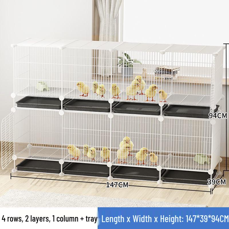 Extra-Large Chicken Coop: Thickened Brooding, Breeding & Nesting Cage for Home Use