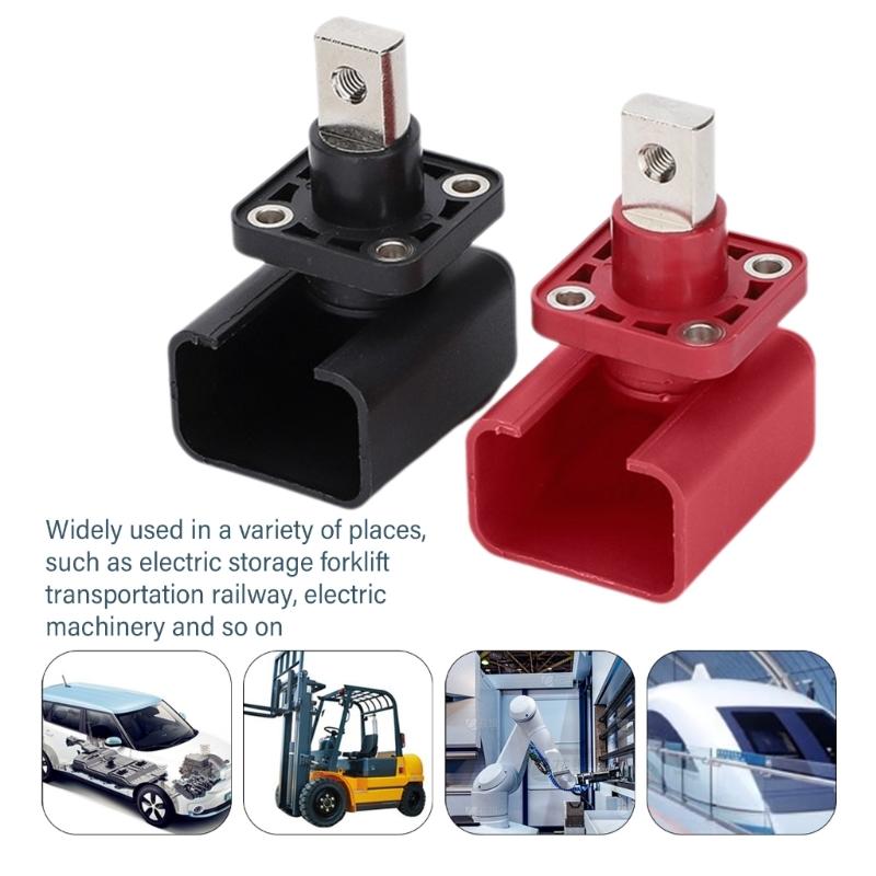 200A Copper Battery Post Terminals Battery Connectors Battery Storage Terminals Post Vehicle Maintenace Adapters