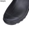 Fashion Rain Boots Men Bot Winter Fishing Boots Work Antiskid Rubber Shoes Warm Galoshes Waterproof Shoes Rain Shoes Snow Boots 2024