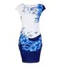 Sleeveless Dress Womens Slim Fit Mini Dress Party Dress Evening Floral Printed