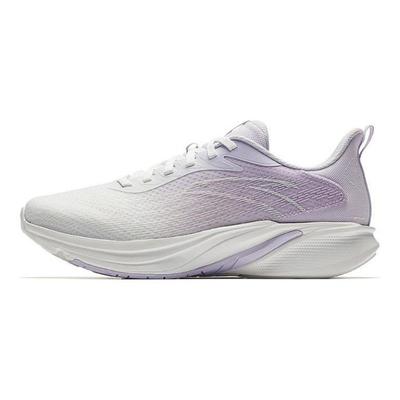 Cloud Women Low-top Casual Sprint Running Shoes White Purple 122535585-2