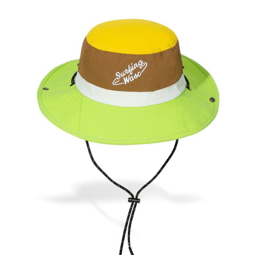 

Водонепроницаемые шляпы ковбоя в западном стиле, сочетающиеся по цвету, шляпа рыбака, повседневная шляпа для защиты от солнца, кемпинг зелёный