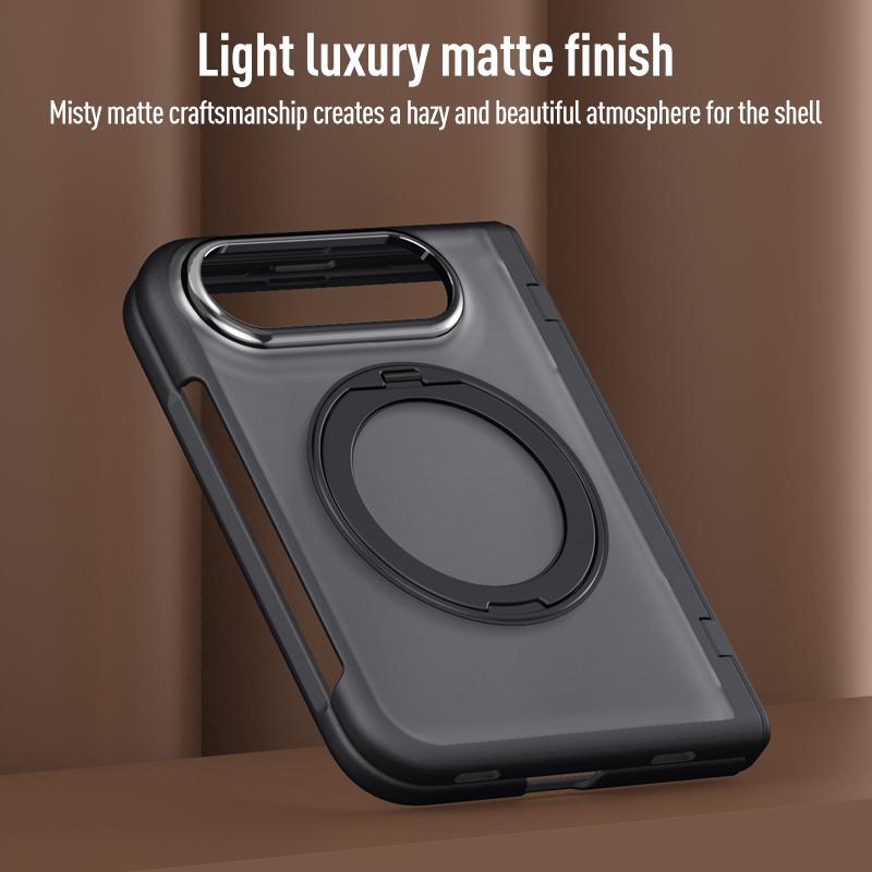 Pro IPhone Duo Magnetický Stojan Pouzdro na Telefon pro Magsafe Ultra Soukromí Anti-Peep Tvrzené Sklo Ochranné Pouzdro na Hřídel pro IPhone Ult