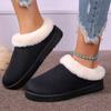 New Winter Snow Boots Fashion Fur  Women's Ankle Boots PU Leather Shoes Outdoor Mid-leg Boots Women's Fashion