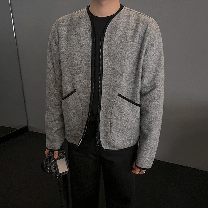 

Куртка Xiaoxiangfeng мужская весна-осень корейский стиль свободный высококачественный повседневный топ мужской короткий клип 2XL