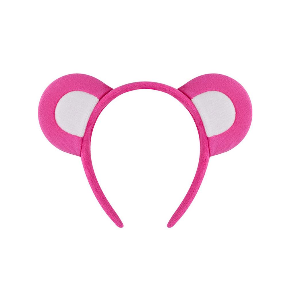 Cartoon Bear Ears Headband Bows Tie Mini Skirt Fashionable Soft Fabric Hair Accessory for Women and Kids