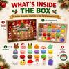 Dumpling Squishy Advent Calendar – 24-Day Christmas Countdown with Mini Slow Rebound Squeeze Fidget Toys, Blind Box Surprise Gift for Kids