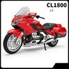1/9 HONDA Gold Wing GL1800 Alloy Street Motorcycle Model Diecast Metal Leisure Touring Motorcycle Model Sound Light Kid Toy Gift