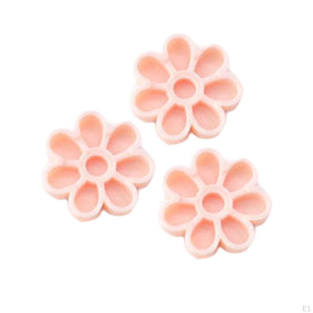 50 Pieces Glue Cups, Flower Shaped Organizer Delay Cup for Extension Supplies Volume Lashes Pigment