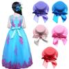 Girl Bowknot Decals Fascinator Hat Hair Clip Banquets Party Hair Clip for Teens Medieval Taking Photo Medieval Hairpin