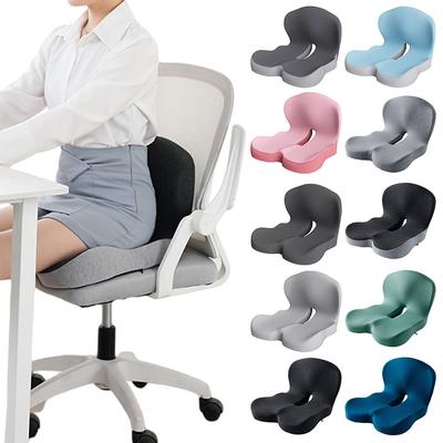 Memory Foam L-Shaped Integrated Seat Cushion with Lumbar Support Car Seat Cushion for Car Truck Desk Gaming Chair