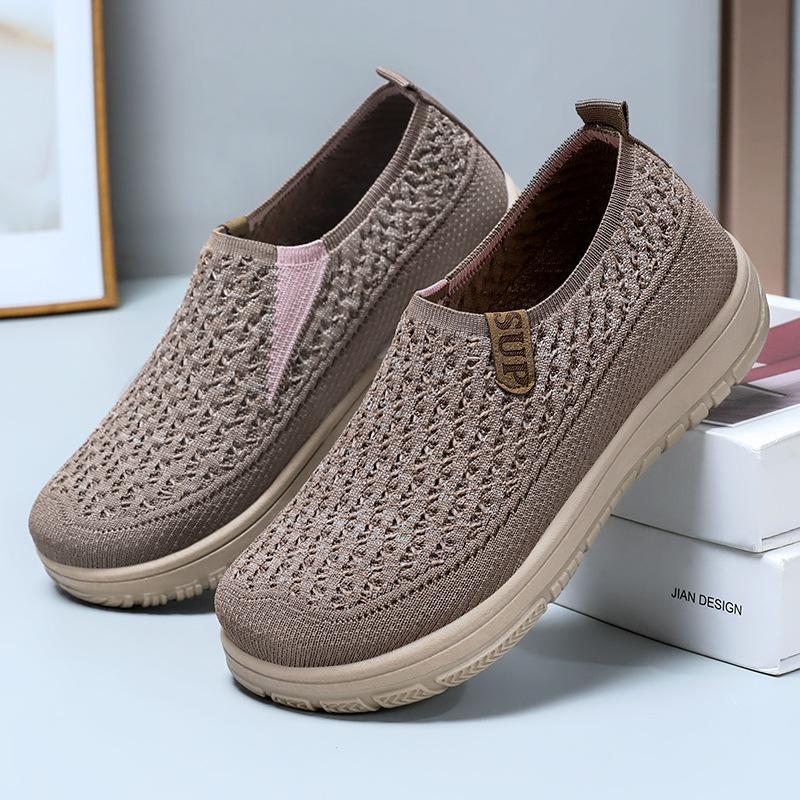Shoes women's solid color versatile casual shoes one pedal lazy shoes soft soles not tired feet flat shoes women's shoes