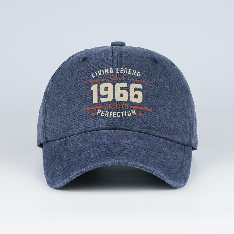 Living Legend Since Washed Baseball Cap Adjustable Unisex Gift For th Birthday Vintage Lovers