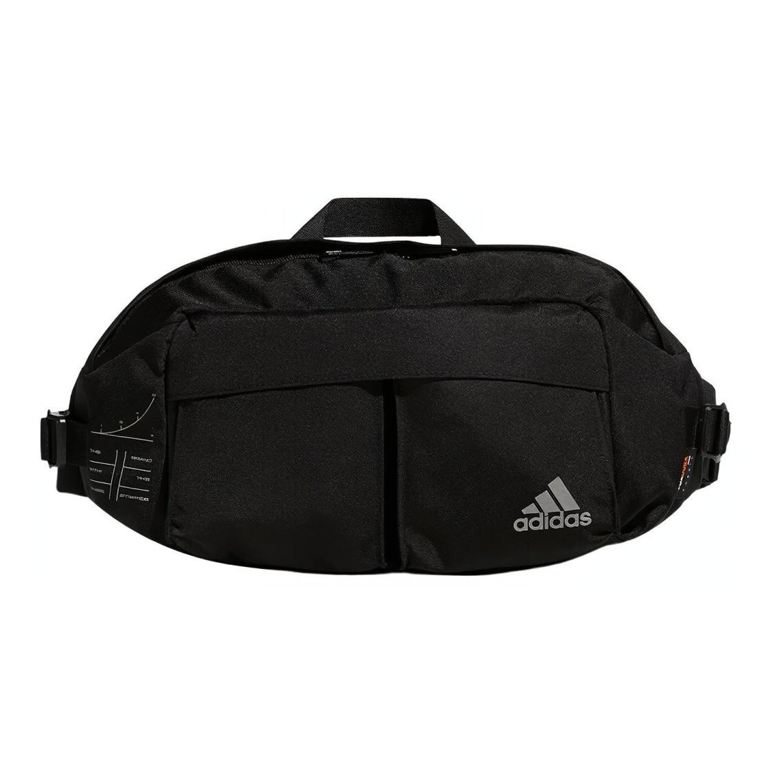 Adidas Polyester Fanny Pack Regular Unisex Black Black