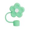 Cute Flowers Straw Covers Cap Splash Proof Reusable Dust-Proof Straw Caps Airtight Dust Proof Plugs Protector for Stanleys