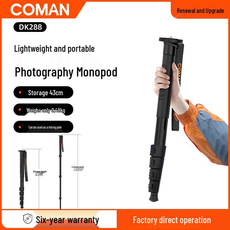 8K DSLR/Mirrorless Aluminum Monopod for Photography & Videography: Mountaineering & Wedding Use