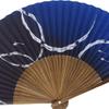 Kimono folding Ayu Karaki 22cm [Stylish Iroha] Kyoto-style fan, (sweetfish) design, wood, Men's,