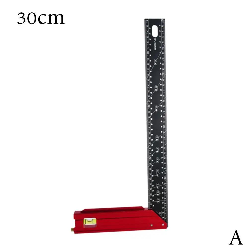 

Aluminum Alloy Woodworking Square 90 Degree Hole Square Corner Corner Drawing Design Combination Square Engineering Square Y1N9