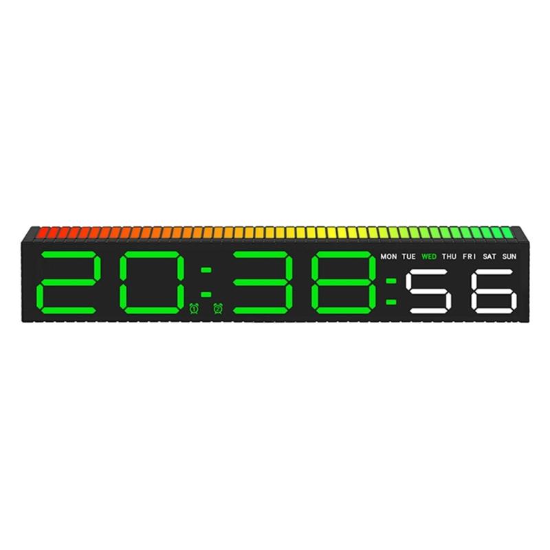 Digital Alarm Clock With Large LED Display 12/24 Format For Home Or Office Decoration Modern Look