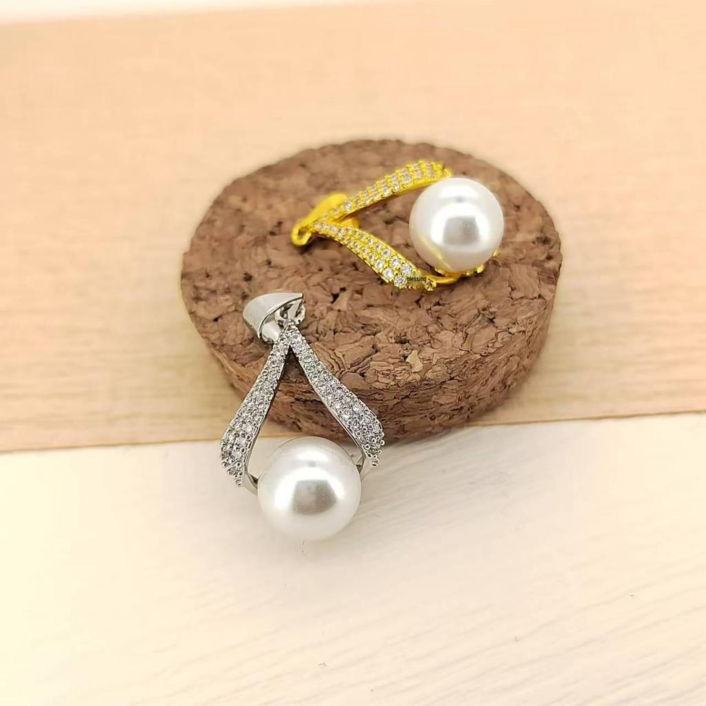 S925 Sterling Silver Pearl Water Drop Pendant Necklace - Elegant Niche Design
