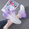 2025 spring new 350 coconut shoes female Internet celebrities fly weaving sports leisure running breathable student net shoes ins tide