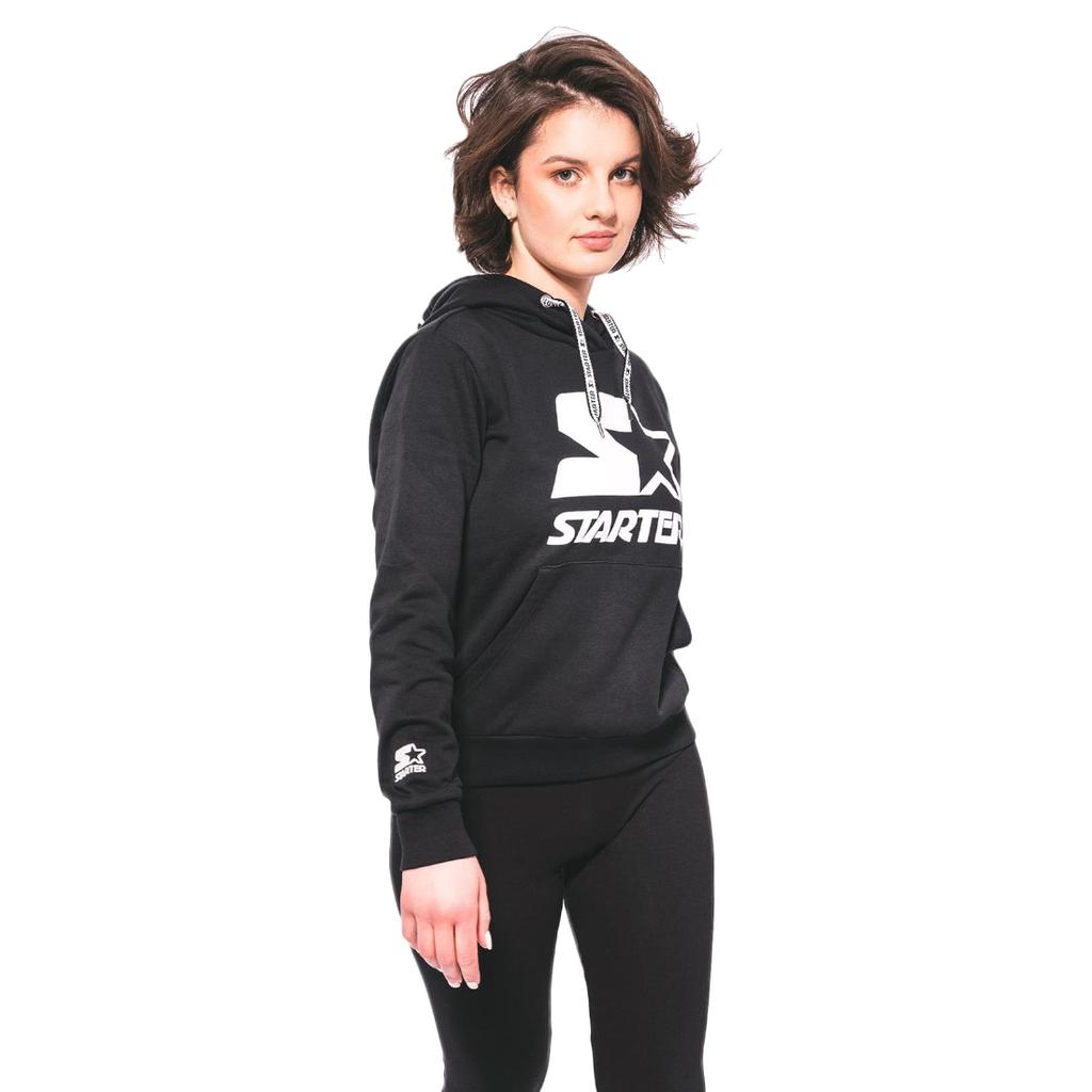 Starter Man Blouse Zip Hoodie, Womens black Sweatshirt