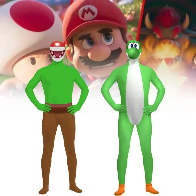 Vibrant Halloween Super Mario Bodysuit 3d Print Cosplay Costume For Adults And Kids