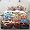 New Carton The Amazing World Gumbal Beding Set Bedrom Soft Modern Bedspreads Comefortable Soft Duvet Cover Comfortable Quilt Cover Pilowcase