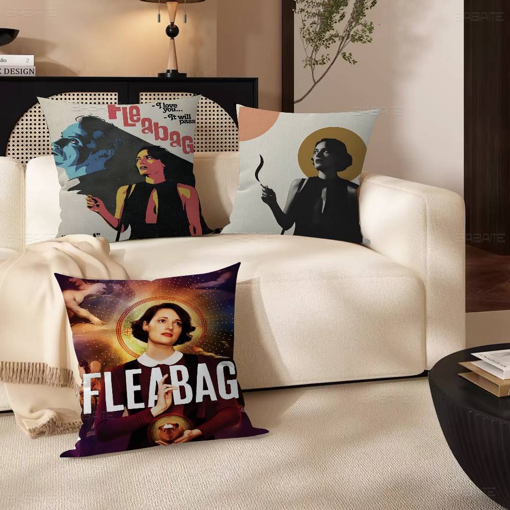 Classic Tv Show Fleabag Cushion Cover Pillow Cover Decor Pillowcase Printed Cushion Case for Couch
