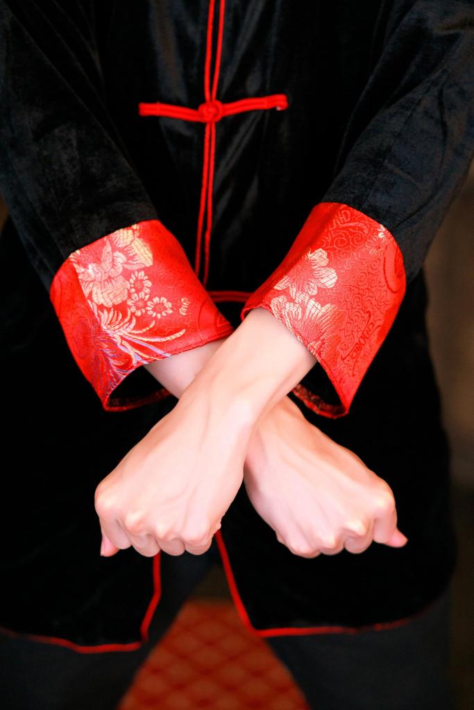 Clearstone Halloween Chinese Kung Fu Cosplay Costume, Unisex, Black