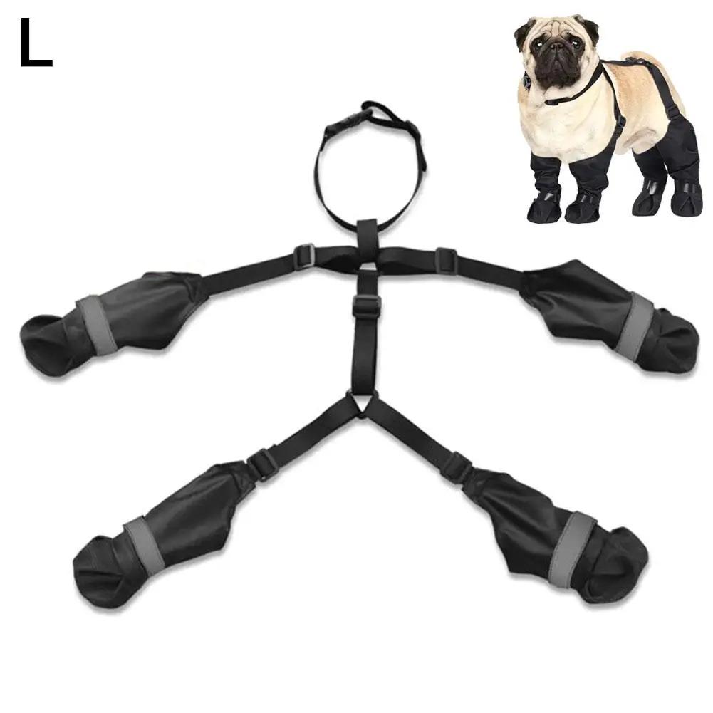 Best Anti-Slip Dog Shoes Pet Paw Protector Dog Rain Booties, Dirty-proof & Anti-fall Outdoor Dog Suspender Sock Shoes 2026