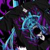 Jujutsu Kaisen Fushiguro Toji T-shirt Anime Horror Black  Gift Shirt All Size Unisex T-Shirt