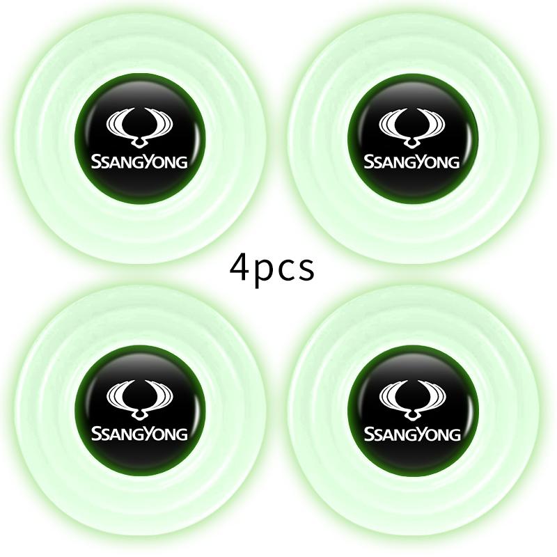 

Silicone Car Logo Door Trunk Shock Absorber Sticker Gaskets Pads For SsangYong Actyon Korando Rexton Kyron Tivoli Musso Chairman