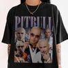 Pitbull rapper Mr Worldwide star della musica maglietta fan bootleg moda coppia streetwear magliette grafiche maglietta oversize top y2k