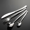304 stainless steel knife, fork and spoon steak western-style tableware Bright wine shop knife and spoon tableware set