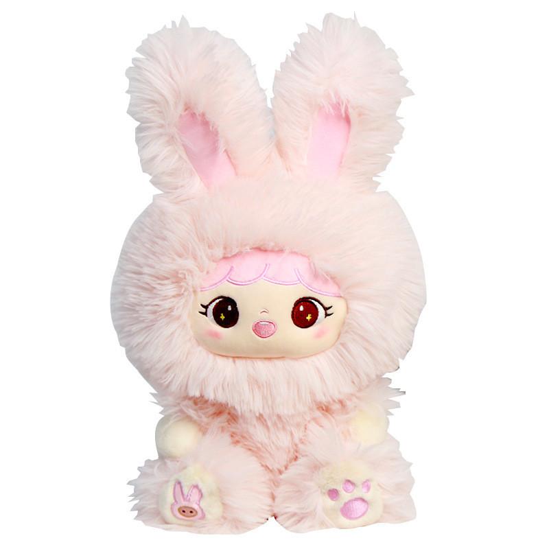 Cartoon Long Cute Eared Rabbit Plush Toy Girl Children Companion Birthday Gift