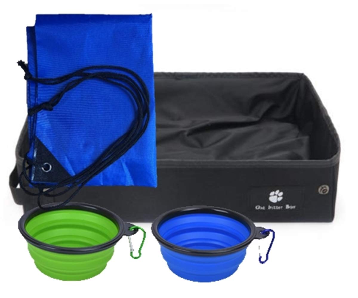 

Pet Disaster Prevention 3 Type Set Pet Bowl x Portable Товары для предотвращения стихийных бедствий для собак и кошек [Shell Forest] (Водонепроницаемый туалет, 2, ранцевый)