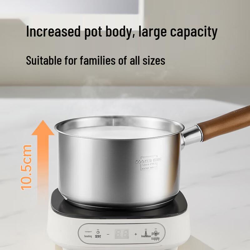 18cm 316L Stainless Steel Milk Pot