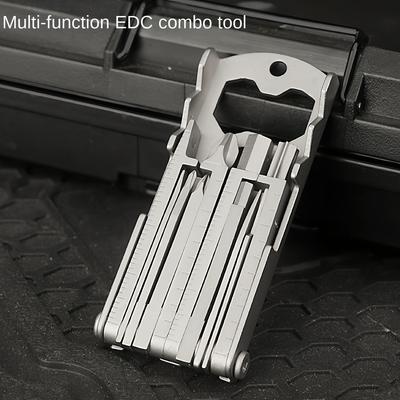 Cacciavite Pieghevole Multifunzione 13-in-1 – Strumento Portatile EDC in Acciaio Inossidabile, Essenziale per Attività all'Aperto e Riparazioni Domestiche